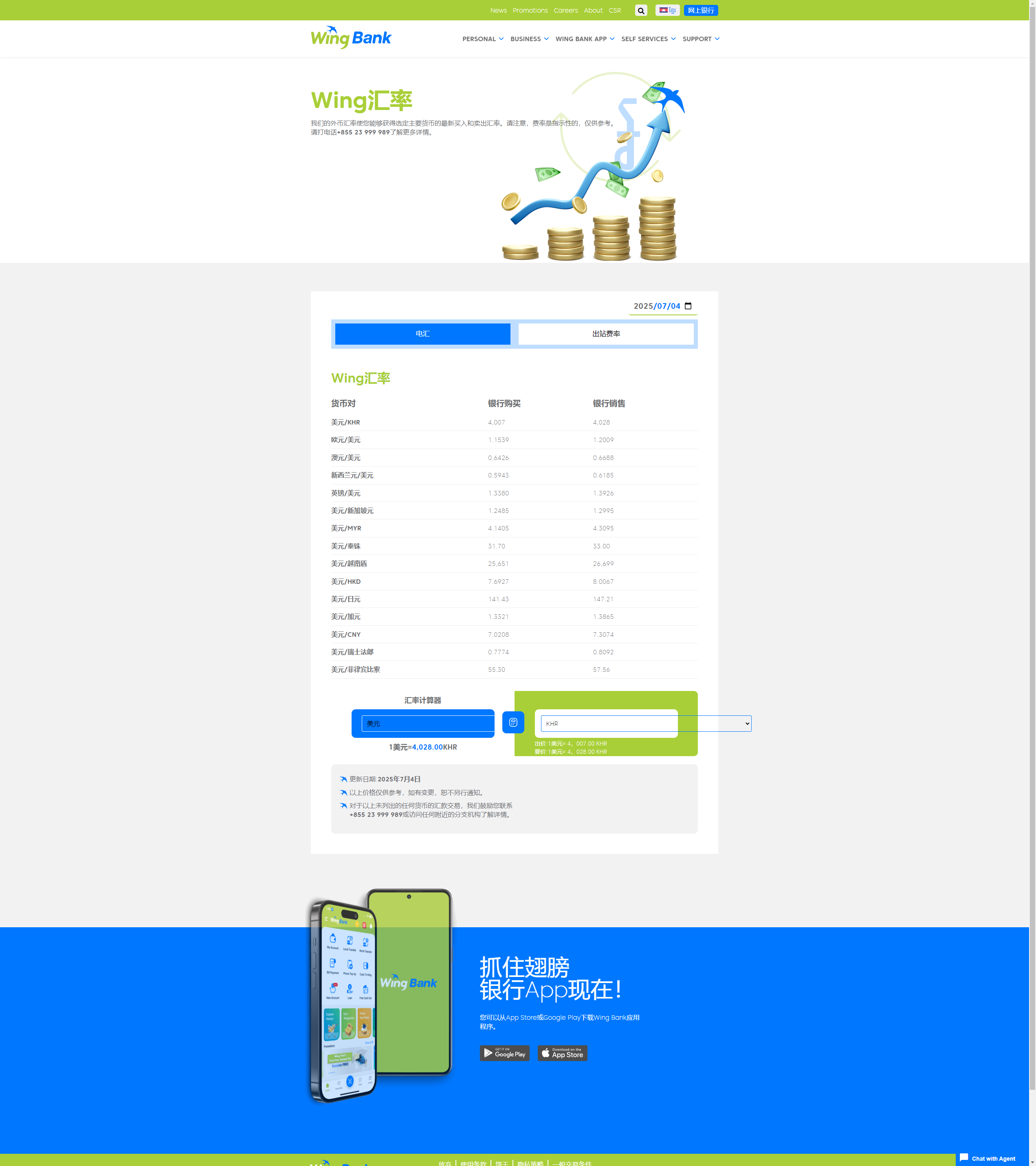 Exchange Rate _ Wing Bank