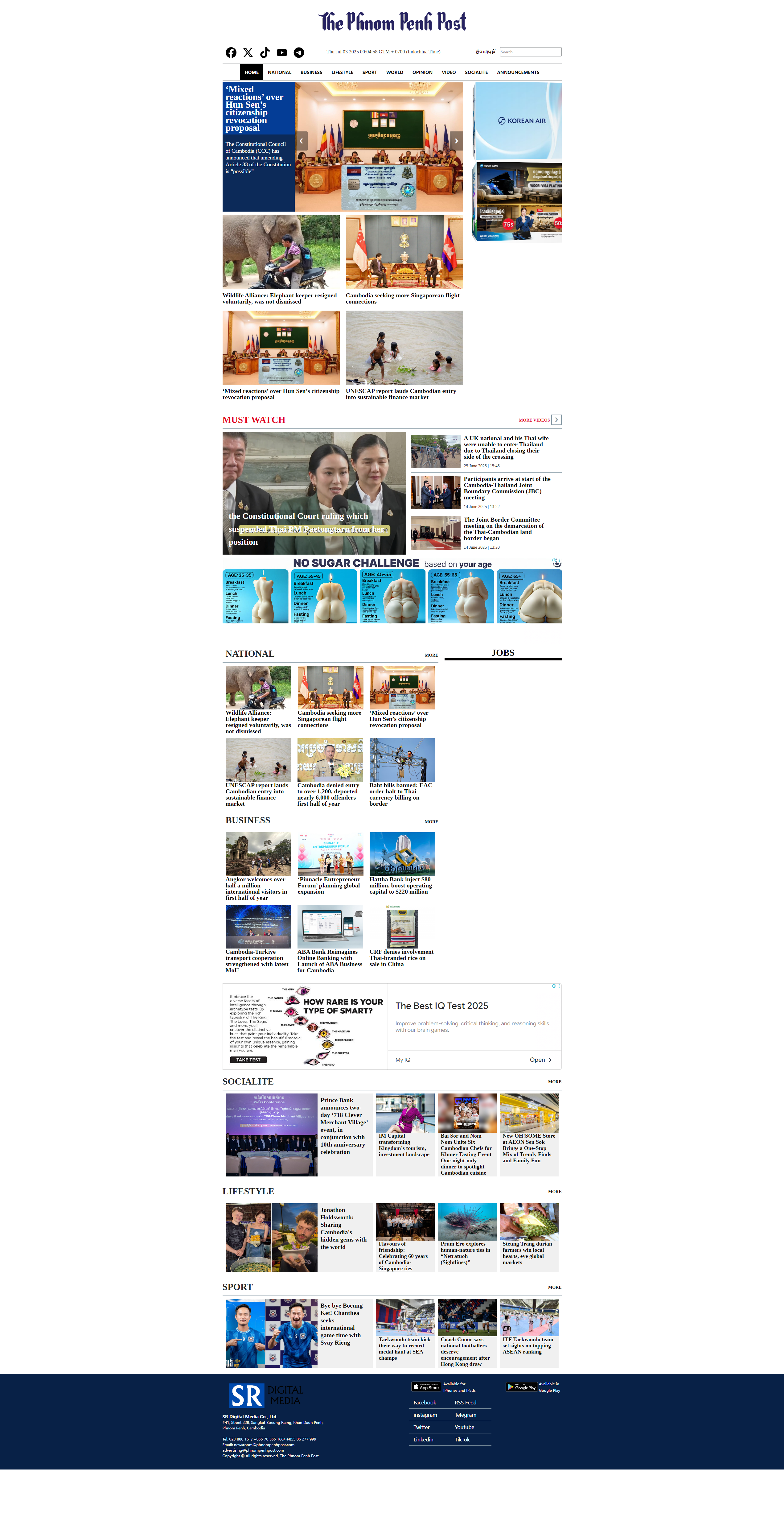 Phnom Penh Post _ The Phnom Penh Post is the oldest and most comprehensive independent newspaper covering Cambodia. cambodia news, phnom penh news